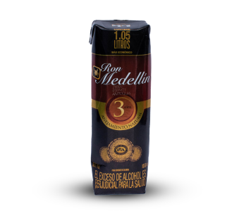 RON MEDELLIN 3 AÑOS TETRA 260 ML