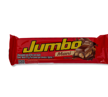 CHOCOLATINA JUMBO MANI 35GR X UND