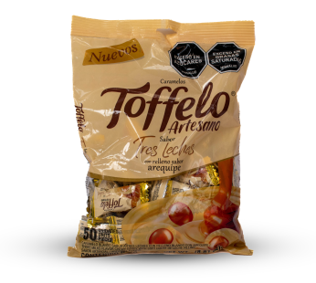 CARAMELO TOFFELO TRES LECHES X50