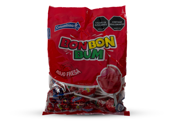BONBON BUM FRESA X 24 UNDS
