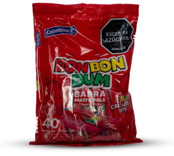 BONBON BUM BARRA FRESA X40-45