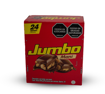 CHOCOLATINA JUMBO MANI 35 GR X 24 UNDS
