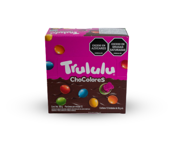 CHOCOLORES ROSADO TRULULU 360 GR X12 UNDS SUPER