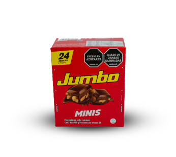 CHOCOLATINA JUMBO MANI MINI 17 GR X 24 UNDS