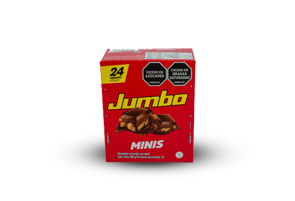 CHOCOLATINA JUMBO MANI MINI 17 GR X 24 UNDS