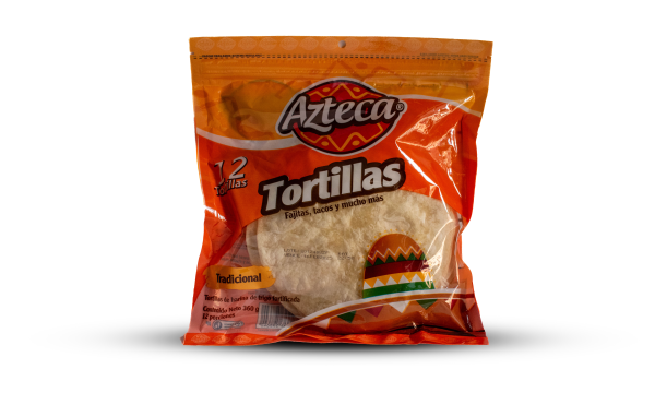 TORTILLA 360 GR PQ X 12 UNDS AZTECA