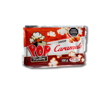 CRISPETAS MICROONDAS CARAMELO 100GR