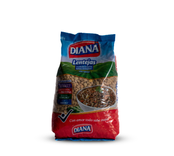 LENTEJAS 460 GR PC 25 UNDS DIANA