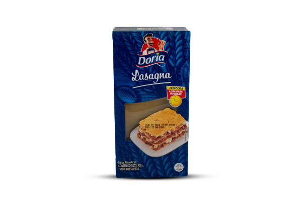 PASTA LASAGNA 400 GR DORIA