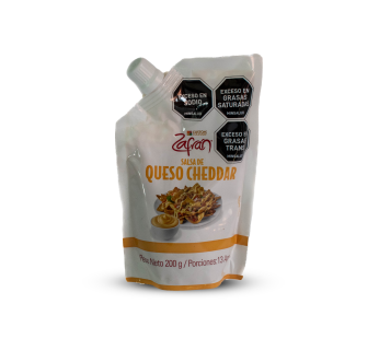 QUESO CHEDDAR x 200 GR ZAFRAN