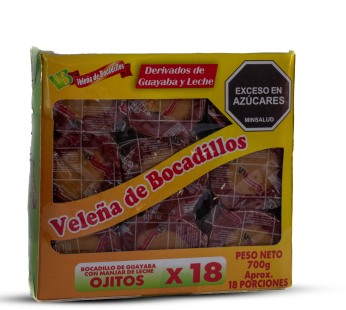 BOCADILLO VELEÑO X 18 UND EL CARIBE
