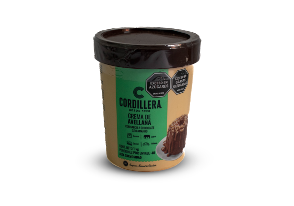 CREMA DE AVELLANA 1 KG CORDILLERAS