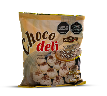 COBERTURA BLANCA 500 GR CHOCODELI