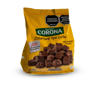 COBERTURA LECHE 500 GR CORONA