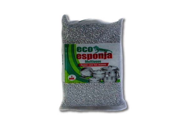 ECOESPONJA LIDER ORO/PLATA X UND