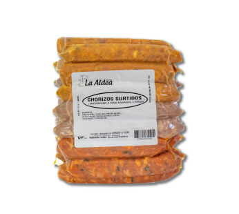 CHORIZO SURTIDO X 15 UNDS LA ALDEA