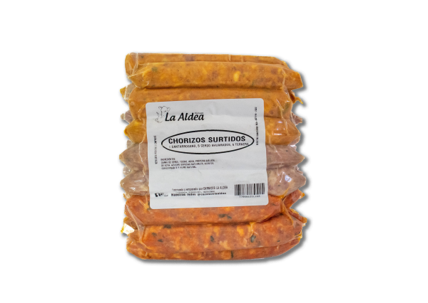 CHORIZO SURTIDO X 15 UNDS LA ALDEA