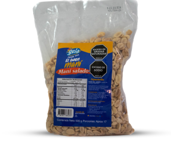 MANI SALADO 500 GR GELA