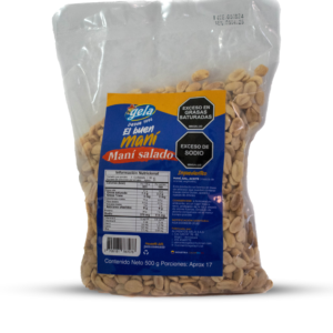 MANI SALADO 500 GR GELA