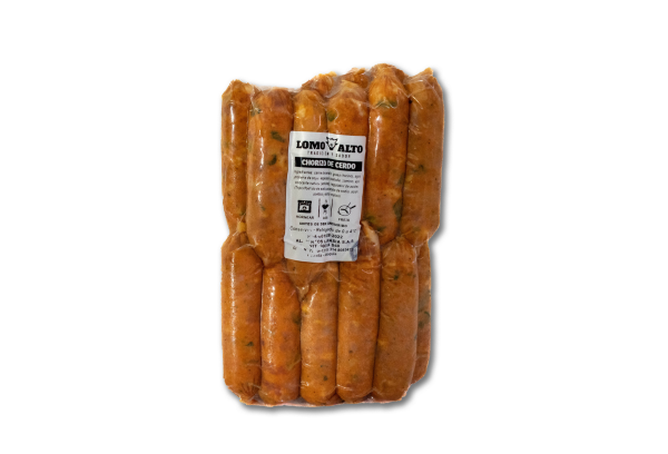 CHORIZO CERDO X 20 UNDS LOMO ALTO