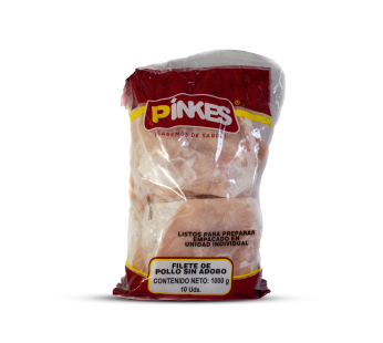 FILETE PECHUGA 100 GR X 10 UNDS PINKES