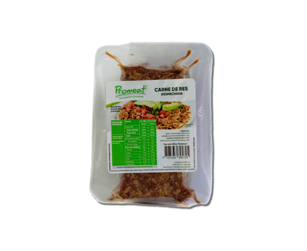 CARNE DESMECHADA 500 GR PROMEAT