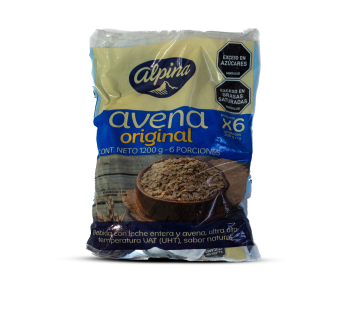 AVENA 200 GR BOLSA X 6 UNDS ALPINA