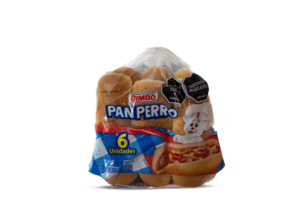 PAN PERRITO X 6 UNDS 205 GR BIMBO