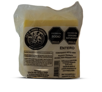 QUESO ENTERO 480 GR EL CORRAL