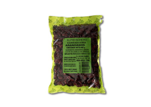 ARANDANOS 460 GR EL PISTACHO