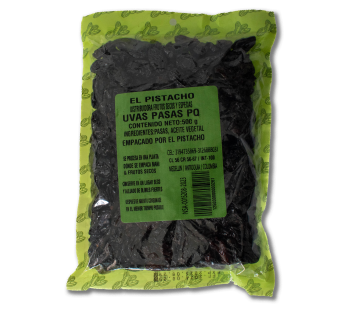 UVAS PASAS 500 GR EL PISTACHO