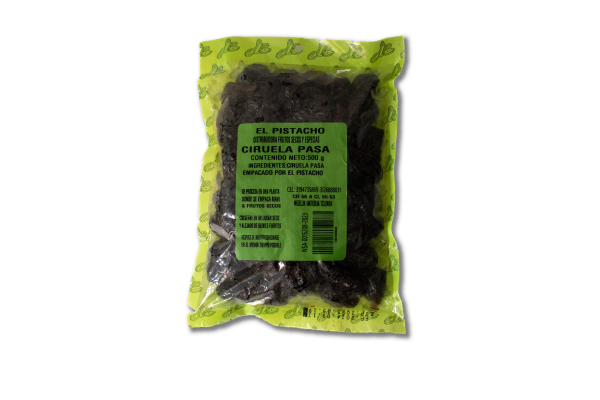 CIRUELA PASA 500 GR EL PISTACHO