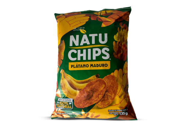 NATUCHIPS PLATANO MADURO 135G