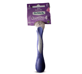 PRESTOBARBA SCHICK 4 HOJAS WOMEN X UND