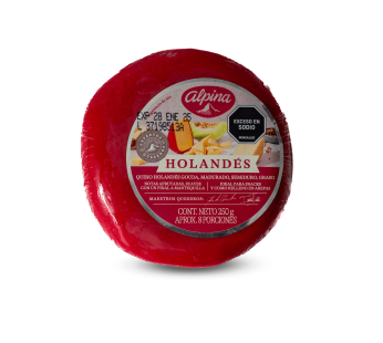 QUESO HOLANDES 250 GR ALPINA