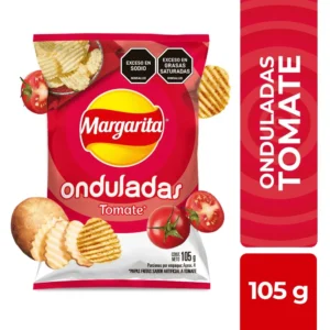 PAPAS ONDULADAS SABOR TOMATE 105 GR MARGARITA