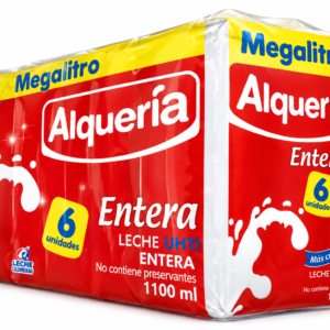 SIXPACK LECHE ENTERA ALQUERIA X 1000