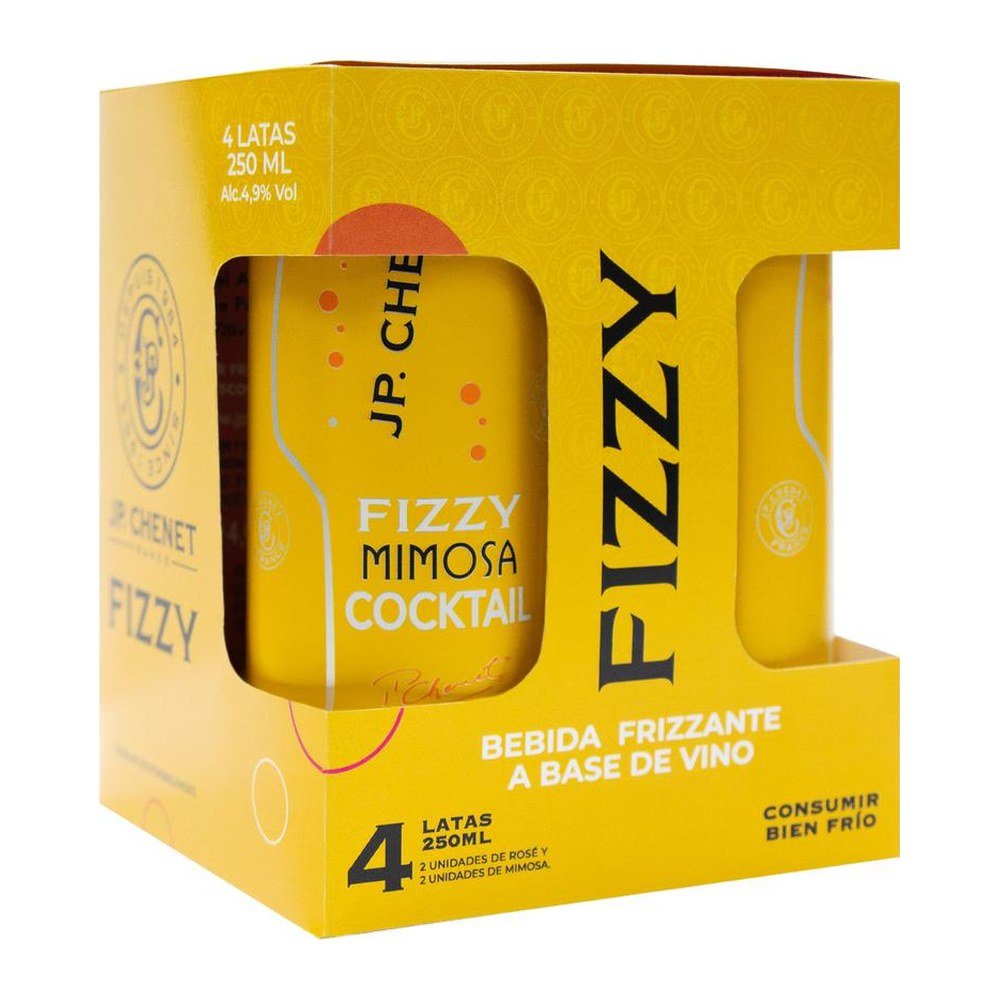 COCTEL JP FIZZY MIMOSA LATA 250 ML X 4 UNDS