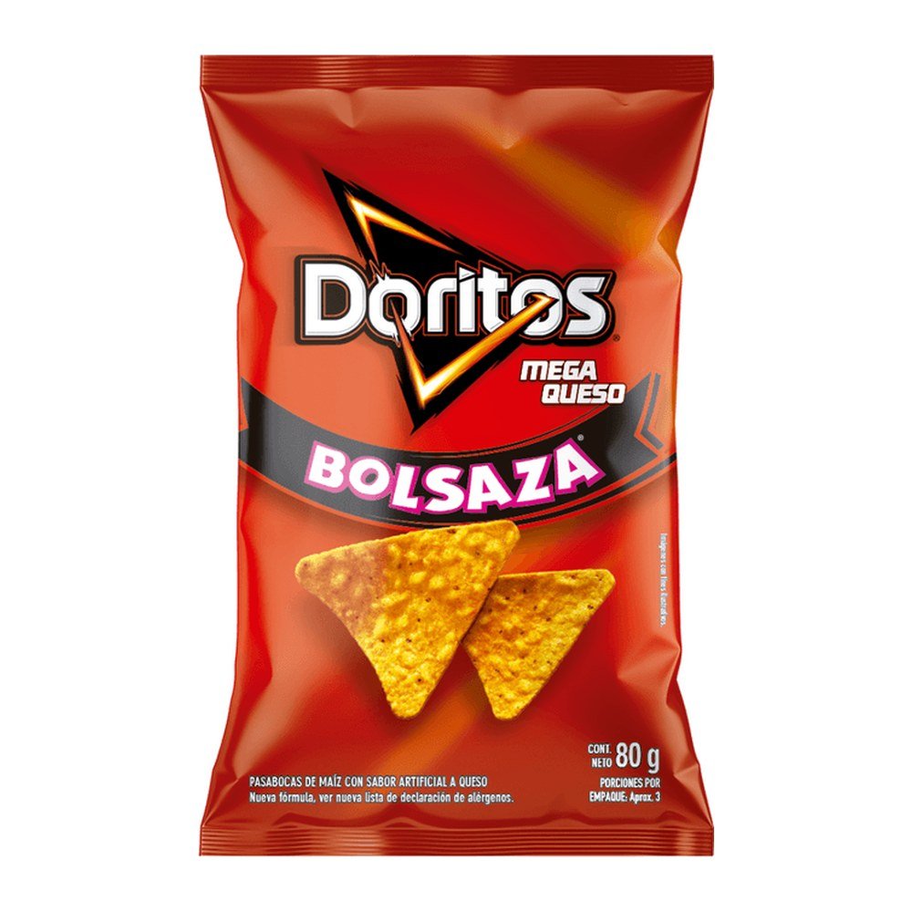 DORITOS MEGAQUESO 80 GR FRITOLAY