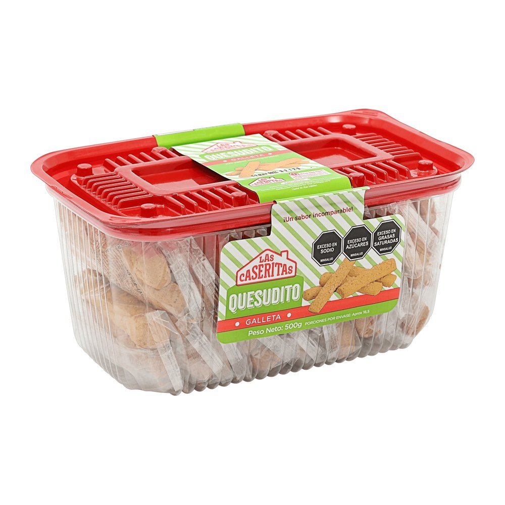 GALLETA QUESUDITO DOMO 500 GR DUOS X 20 LAS CASERITAS