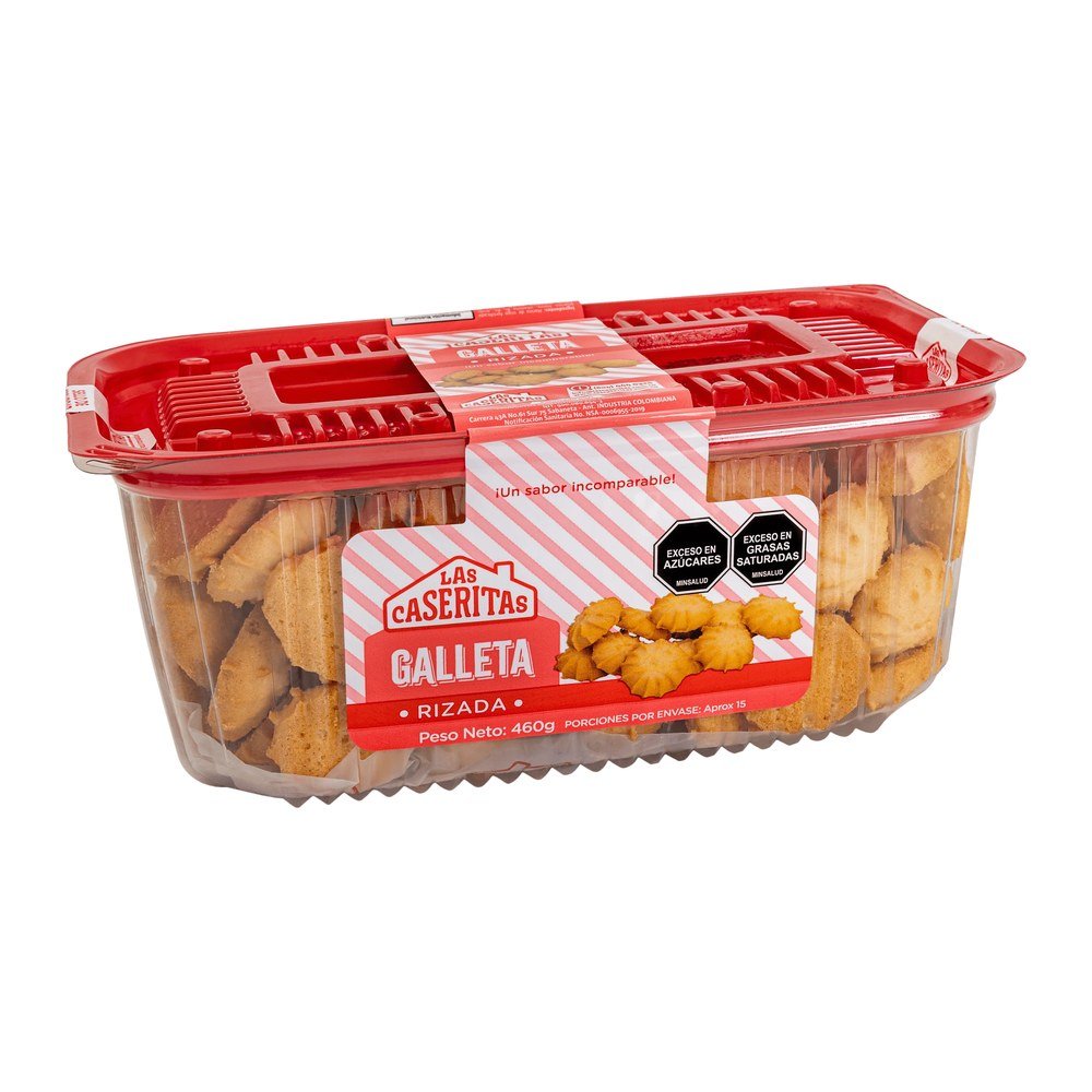 GALLETA RIZADA DOMO 460 GR LAS CASERITAS