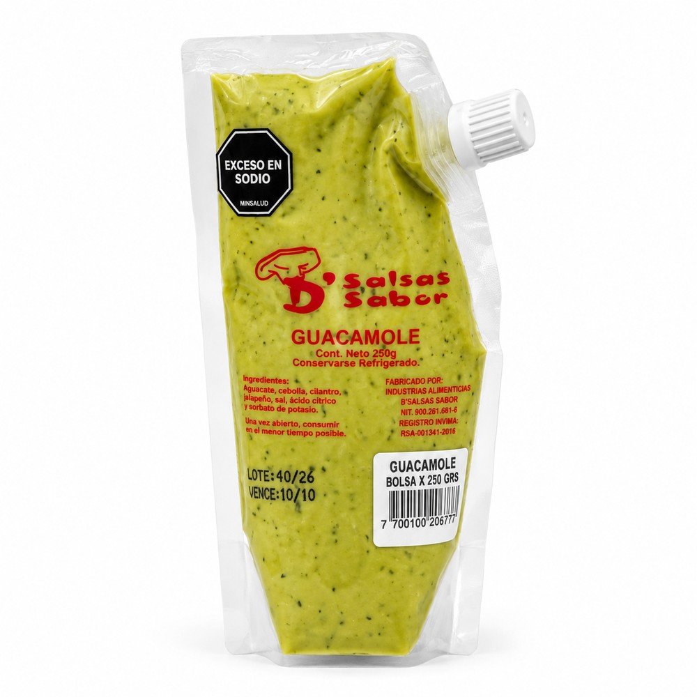 GUACAMOLE 250 GR SALSA Y SABOR