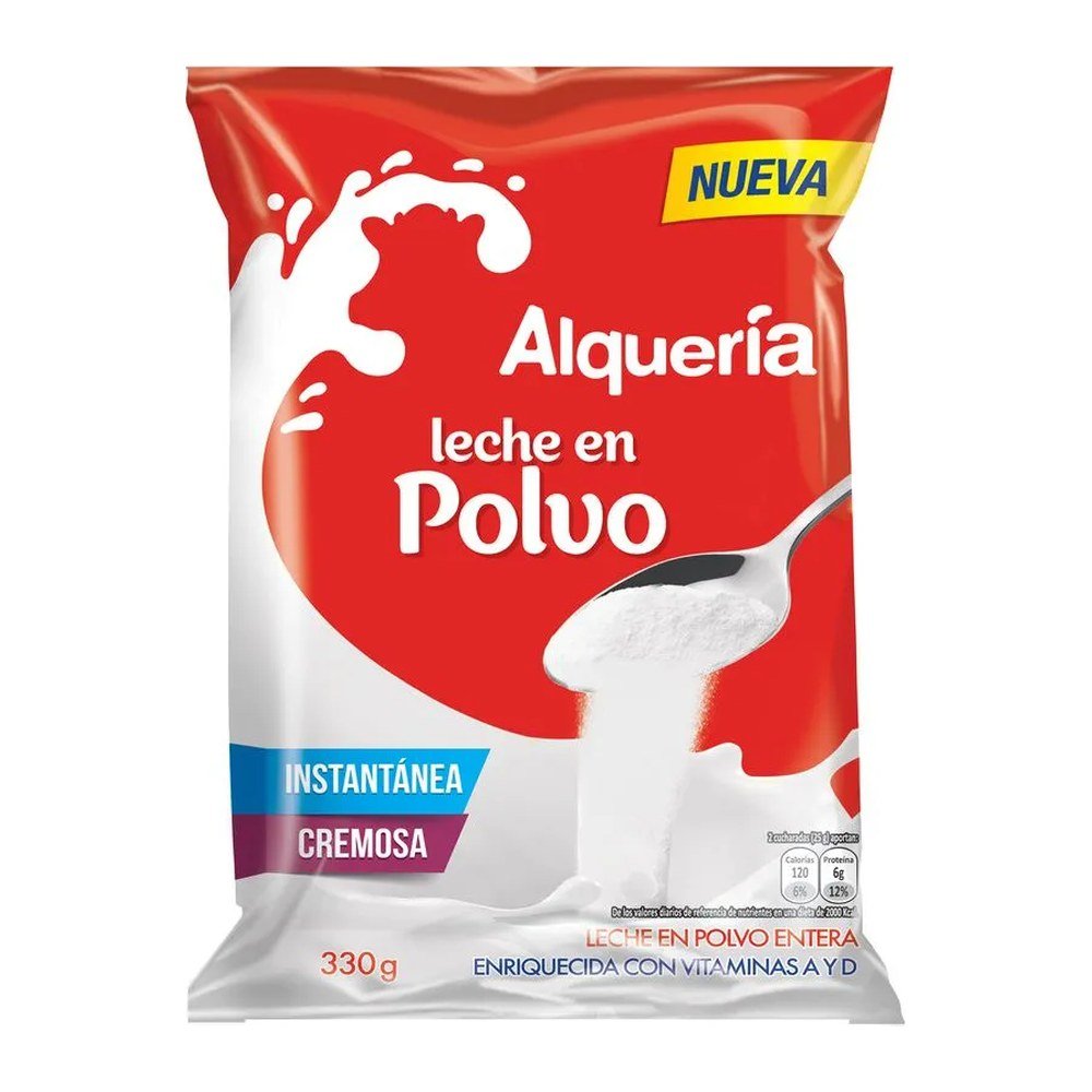 LECHE EN POLVO ENTERA 330 GR ALQUERIA