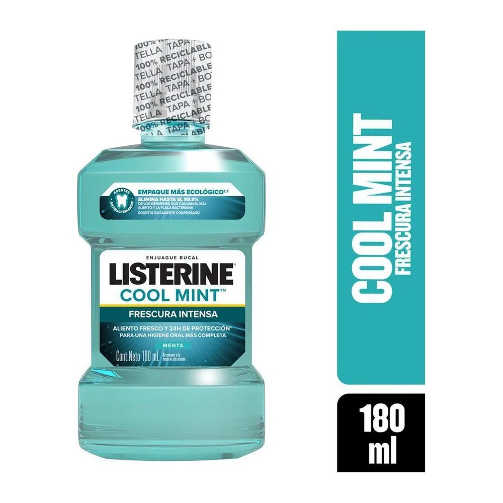 LISTERINE COOL MINT 180 ML