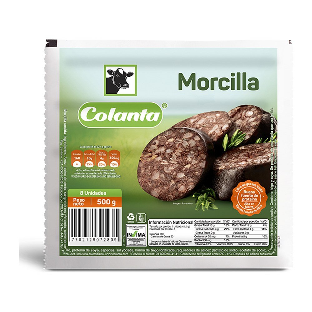 MORCILLA 500 GR COLANTA