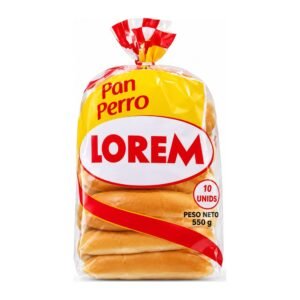 PAN PERRITO x10 unids 550 gr LOREM