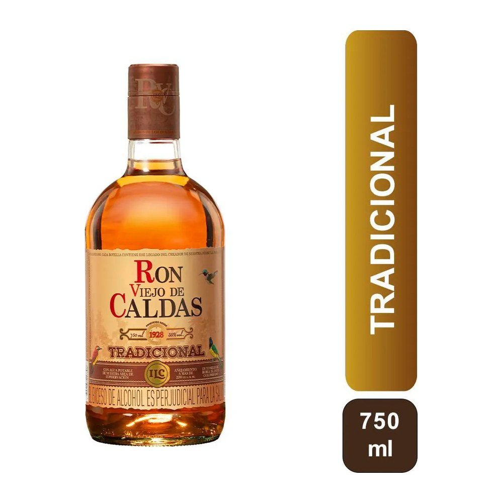 RON VIEJO DE CALDAS TRADICIONAL 750 ML