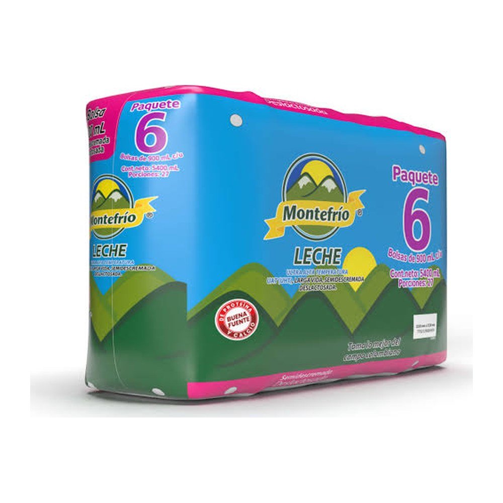 SIXPACK DESLACTOSADA MONTEFRIO X 900 ML