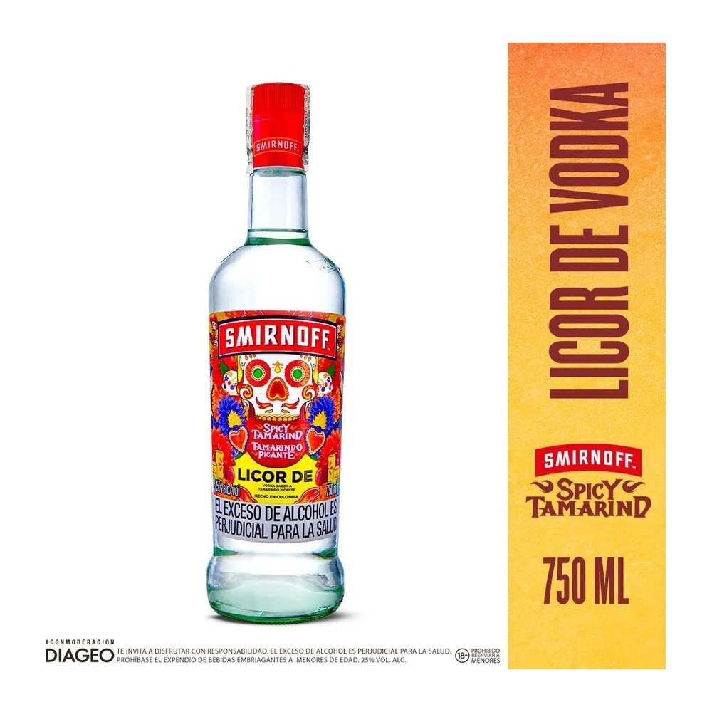 SMIRNOFF SPICY TAMARINDO 750 ML