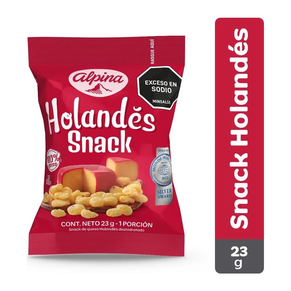 SNACK QUESO HOLANDES 23 GR ALPINA